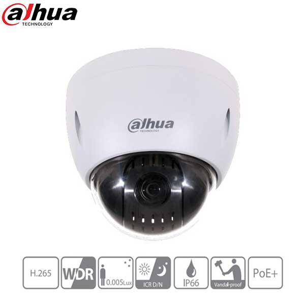 Dahua / IP / 2MP / Network PTZ Dome Camera / Mini / Motorized Varifocal / Starlight / 12x Zoom / 5.3-64mm Lens / WDR / IP66 / IK10 / DH-42212TNI - UHS Hardware