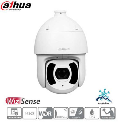 Dahua / IP / 4MP / Network PTZ Camera / Analytics+ / 45x Zoom / 3.95-177.75mm Lens / WDR / IP67 / IK10/ 250m IR / DH-6CE445XANR - UHS Hardware