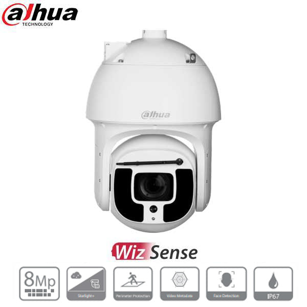 Dahua / IP / 8MP / PTZ Network Camera / Analytics+ / Motorized