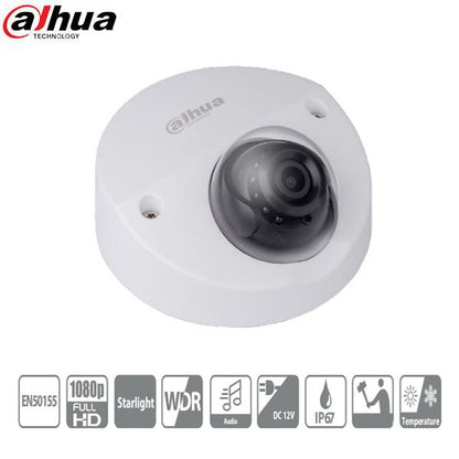 Dahua / IP / 2MP / Mobile HDCVI / Wedge Camera / Fixed / 2.8mm Lens / WDR / IP67 & IP6K9K / IK10 / 20m IR / DH-HAC-HDBW2241FN-M - UHS Hardware