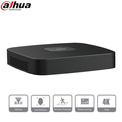 Dahua / 8 Channel / 8MP / 4K NVR / 1 SATA / 6TB HDD / DH-N41C2P6 - UHS Hardware