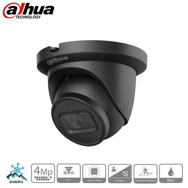 Dahua / IP / 4MP / Eyeball Camera / Fixed / 2.8mm Lens / Outdoor / WDR / IP67 / 50m IR / Starlight / ePoE / Built-in Microphone / Smart Motion Detection / 5 Year Warranty / DH-N43AJ52-B - UHS Hardware