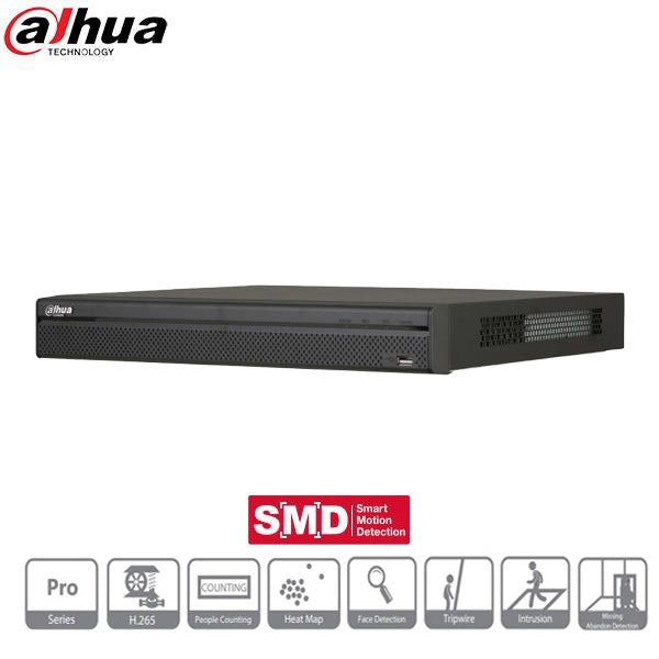 Dahua / 32 Channel / 12MP / NVR / 2 SATA / 12TB HDD / DH-N52B5P12 - UHS Hardware