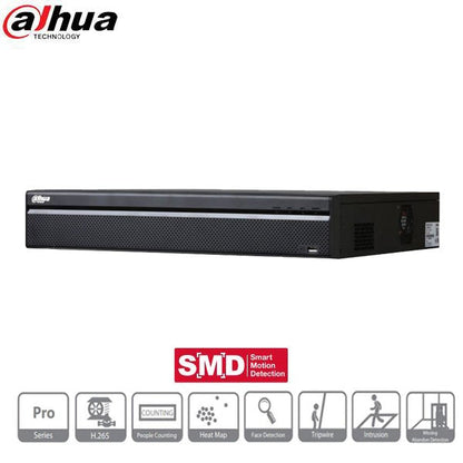 Dahua / 32 Channel / 12MP / Dual NIC NVR / 4 SATA / 20TB HDD / DH-N54B5N20 - UHS Hardware