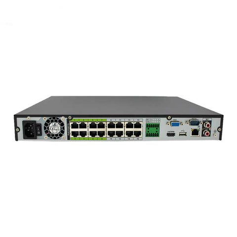 Dahua / ePoe NVR / 16 Channels / Analytics+ / 1U / 12MP / 4k / 8TB HDD / NVR4216-16P-I-8TB - UHS Hardware
