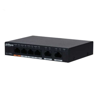 Dahua / Unmanaged PoE Gigabit Switch / Layer 2 / 4-Port / Ethernet / 53 VDC / 60W / PFS3006-4GT-60 - UHS Hardware