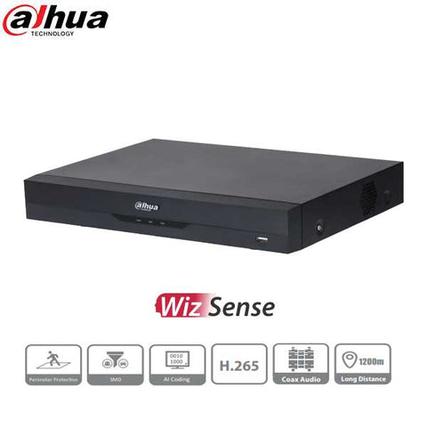 Dahua / HDCVI DVR / 8 Channels / Analytics+ / Mini 1U / Penta-brid / 6MP / 1080p / No HDD / X51C2E - UHS Hardware