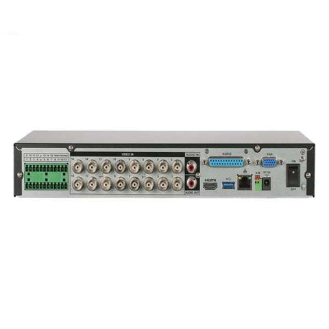 Dahua / HDCVI DVR / 16 Channels / Analytics+ / Mini 1U / Penta-brid / 6MP / 1080p / 4TB HDD / X51C3E4 - UHS Hardware