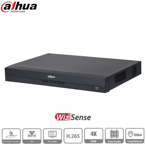 Dahua / HDCVI DVR / 8 Channels / 1U / Analytics+ / Penta-brid / 4K / 2TB HDD / 5 Year Warranty / DH-X82B2A2 - UHS Hardware
