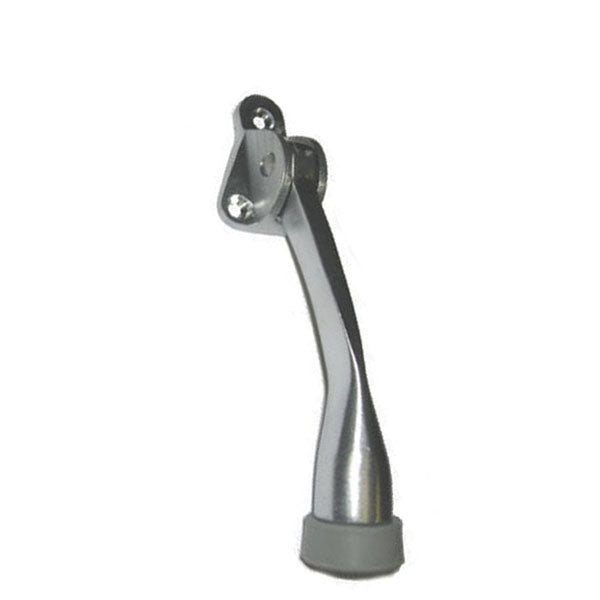Cal-Royal - DH25 - Kick Down Door Stop - 4" - Die Cast Zinc - Rubber Stop - Optional Finish