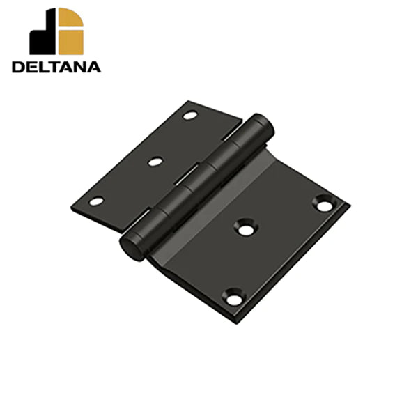 Deltana - 3" x 3-1/2" Half Surface Hinge - Optional Finish
