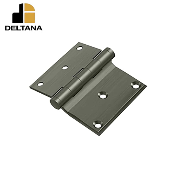 Deltana - 3" x 3-1/2" Half Surface Hinge - Optional Finish