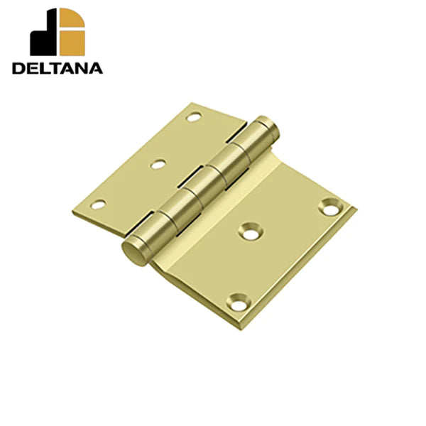 Deltana - 3" x 3-1/2" Half Surface Hinge - Optional Finish