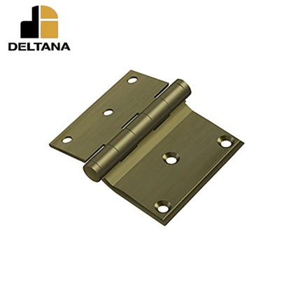 Deltana - 3" x 3-1/2" Half Surface Hinge - Optional Finish