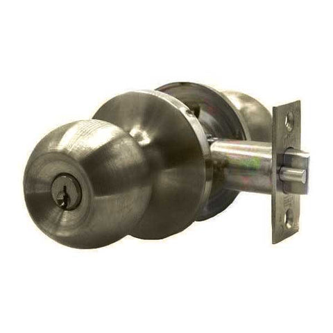 Premium Knob Set Lock - Antique Brass - Entrance - SC1 - UHS Hardware