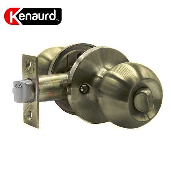 Premium Knob Set Lock - Antique Brass - Entrance - SC1 - UHS Hardware