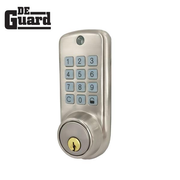Electronic Keypad Deadbolt – US26 – Silver – w/ Key Override - UHS Hardware