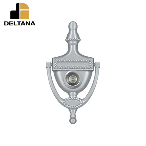 Deltana - Door Knocker-Viewer - Victorian Rope - 3-7/8" Center To Center - 180 Degree View Range - Optional Finish