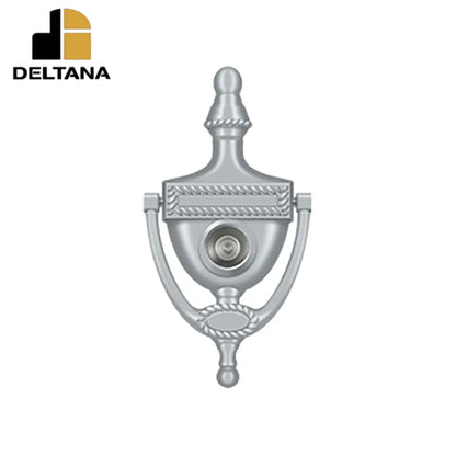 Deltana - Door Knocker-Viewer - Victorian Rope - 3-7/8" Center To Center - 180 Degree View Range - Optional Finish