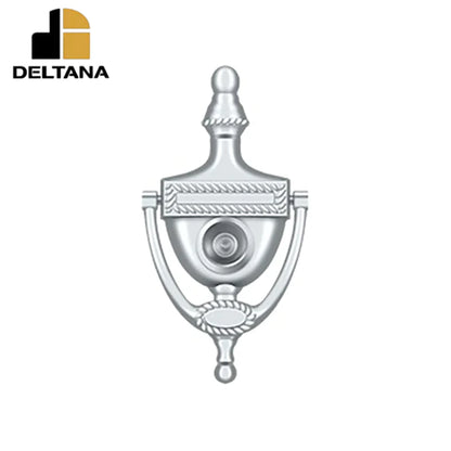 Deltana - Door Knocker-Viewer - Victorian Rope - 3-7/8" Center To Center - 180 Degree View Range - Optional Finish
