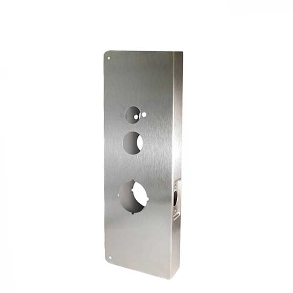 Don-Jo - 15CW - 2 Hole Wrap Around Plates - 15" Height - 2-3/4" Backset - Stainless Steel - UHS Hardware