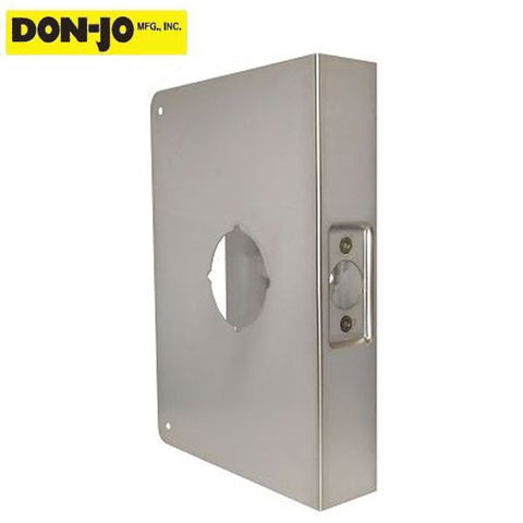 Don-Jo - 33A-CW - Wrap Around Plates - 9" Height - 2-3/4" Backset - Stainless Steel - UHS Hardware