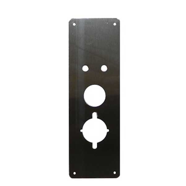 Don-Jo - RP 27 - Remodeler Plate for Alarm Lock Trilogy T2 & T3 - 5" x 14"  - 630 - Stainless Steel - UHS Hardware