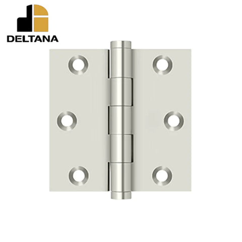 Deltana - 3" x 3" Square Hinge - 0.097 Thickness - Optional Finish