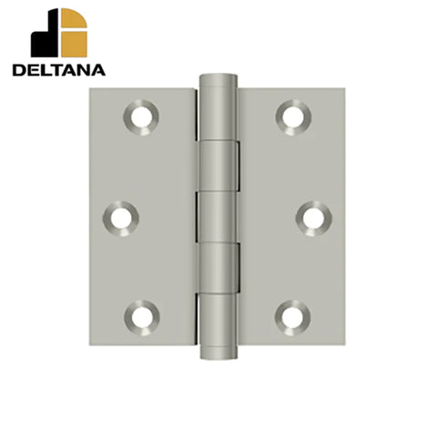 Deltana - 3" x 3" Square Hinge - 0.097 Thickness - Optional Finish
