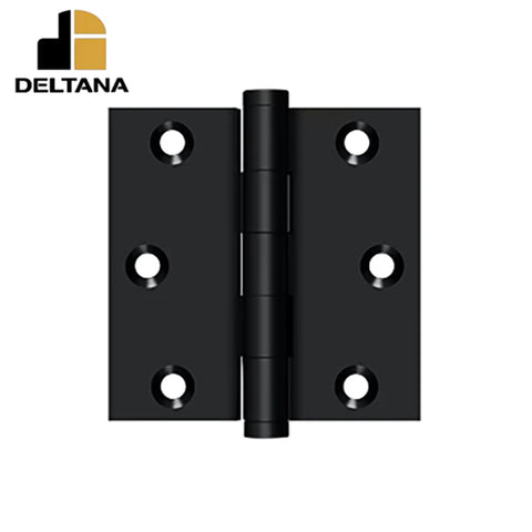 Deltana - 3" x 3" Square Hinge - 0.097 Thickness - Optional Finish