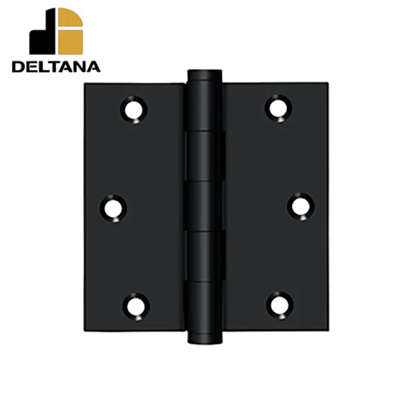 Deltana - 3-1/2" x 3-1/2" Square Hinge - 0.119 Thickness - Optional Finish
