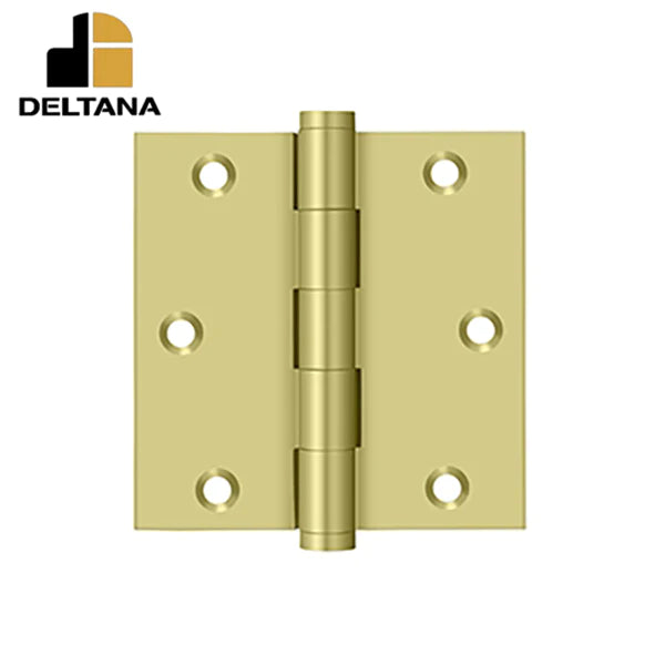 Deltana - 3-1/2" x 3-1/2" Square Hinge - 0.119 Thickness - Optional Finish