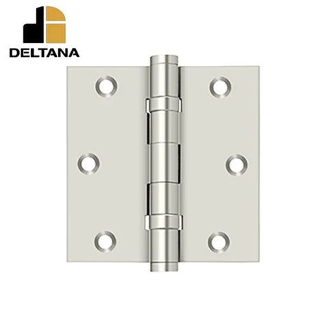 Deltana - 3-1/2" x 3-1/2" Square Hinge - Ball Bearing - 0.119 Thickness - Optional Finish