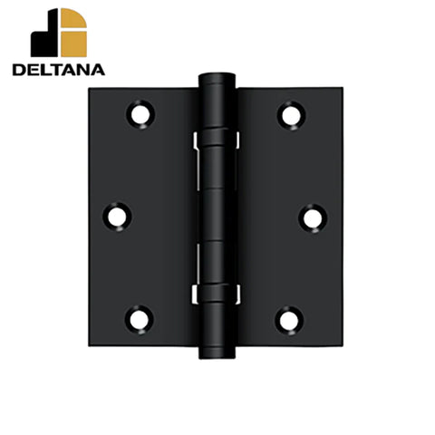 Deltana - 3-1/2" x 3-1/2" Square Hinge - Ball Bearing - 0.119 Thickness - Optional Finish