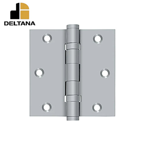 Deltana - 3-1/2" x 3-1/2" Square Hinge - Ball Bearing - 0.119 Thickness - Optional Finish