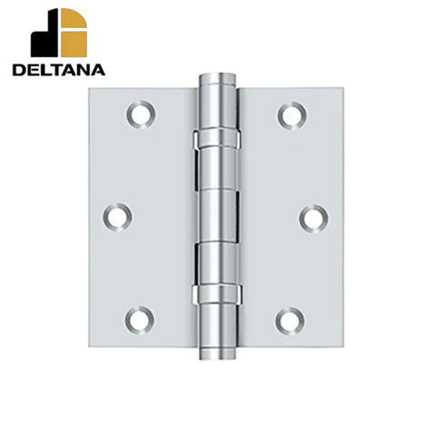Deltana - 3-1/2" x 3-1/2" Square Hinge - Ball Bearing - 0.119 Thickness - Optional Finish