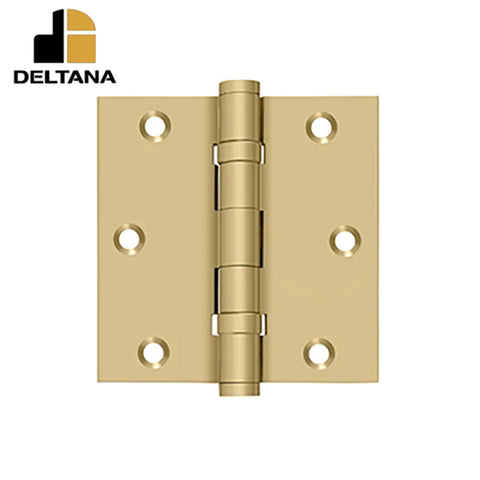 Deltana - 3-1/2" x 3-1/2" Square Hinge - Ball Bearing - 0.119 Thickness - Optional Finish