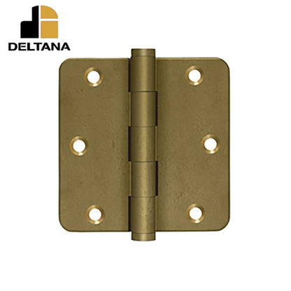 Deltana - 3-1/2" x 3-1/2" x 1/4" Radius Hinge - Optional Finish