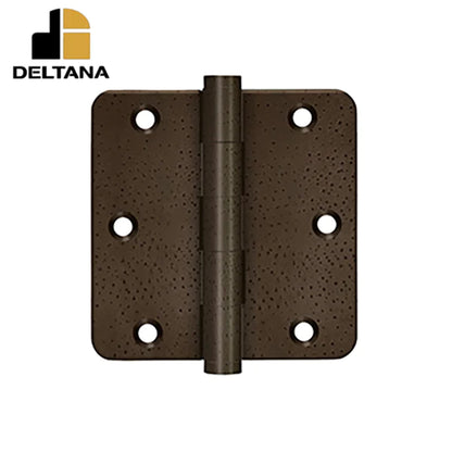 Deltana - 3-1/2" x 3-1/2" x 1/4" Radius Hinge - Optional Finish