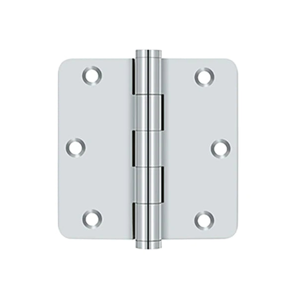Deltana - 3-1/2" x 3-1/2" x 1/4" Radius Hinge - Residential - 0.085 Thickness - Optional Finish