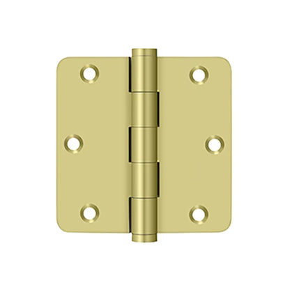 Deltana - 3-1/2" x 3-1/2" x 1/4" Radius Hinge - 0.119 Thickness - Optional Finish