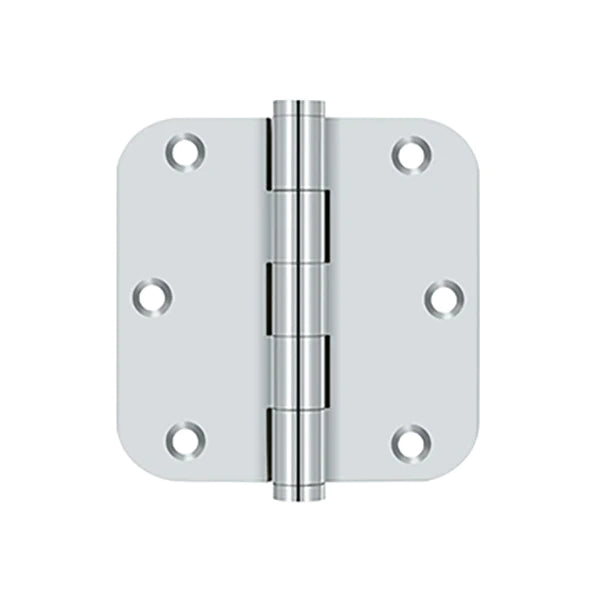 Deltana - 3-1/2" x 3-1/2" x 5/8" Radius Hinge - Residential - 0.085 Thickness - Optional Finish