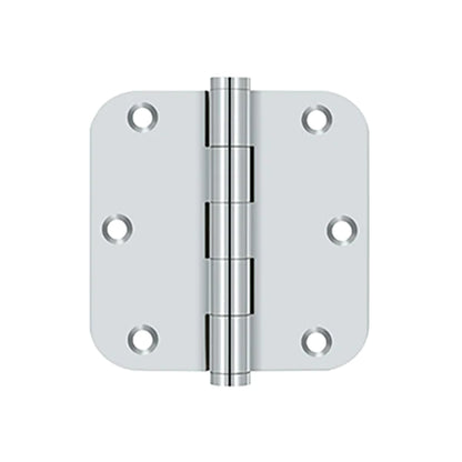 Deltana - 3-1/2" x 3-1/2" x 5/8" Radius Hinge - Residential - 0.085 Thickness - Optional Finish