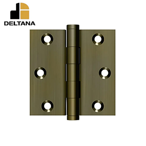 Deltana - 3" x 3" Square Hinge - 0.097 Thickness - Optional Finish
