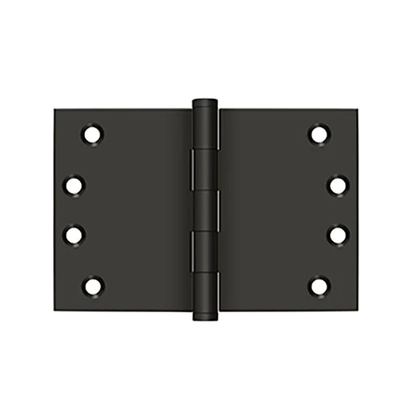 Deltana - 4" x 6" Square Corner Hinge - 0.129 Thickness - Optional Finish
