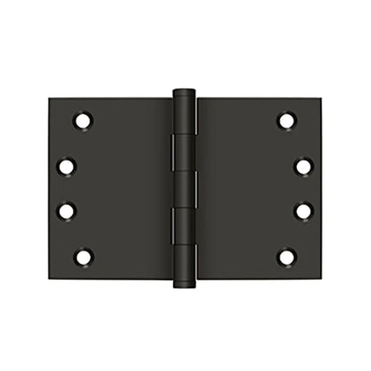 Deltana - 4" x 6" Square Corner Hinge - 0.129 Thickness - Optional Finish
