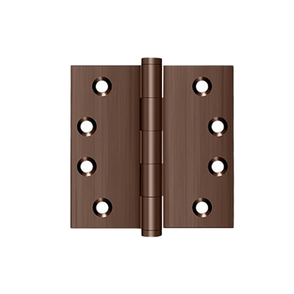 Deltana - 4" x 4" Square Hinge - Solid Brass - 0.129" Thickness