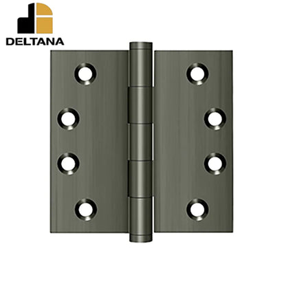 Deltana - 4" x 4" Square Hinges - 0.129 Thickness - Optional Finish