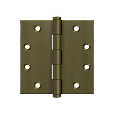 Deltana - 4-1/2" x 4-1/2" Square Hinge - Solid Brass