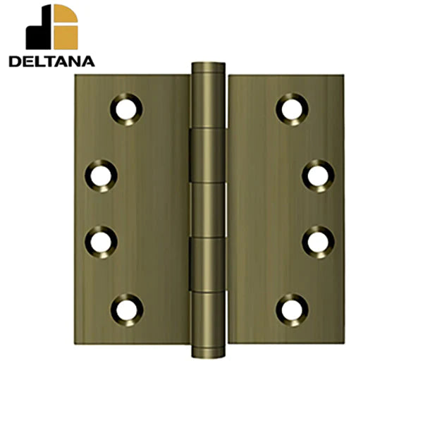 Deltana - 4" x 4" Square Hinges - 0.129 Thickness - Optional Finish
